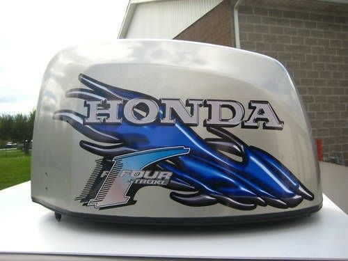 Honda Four Stroke 90 - 150 HP Outboard Flame Decal Kit