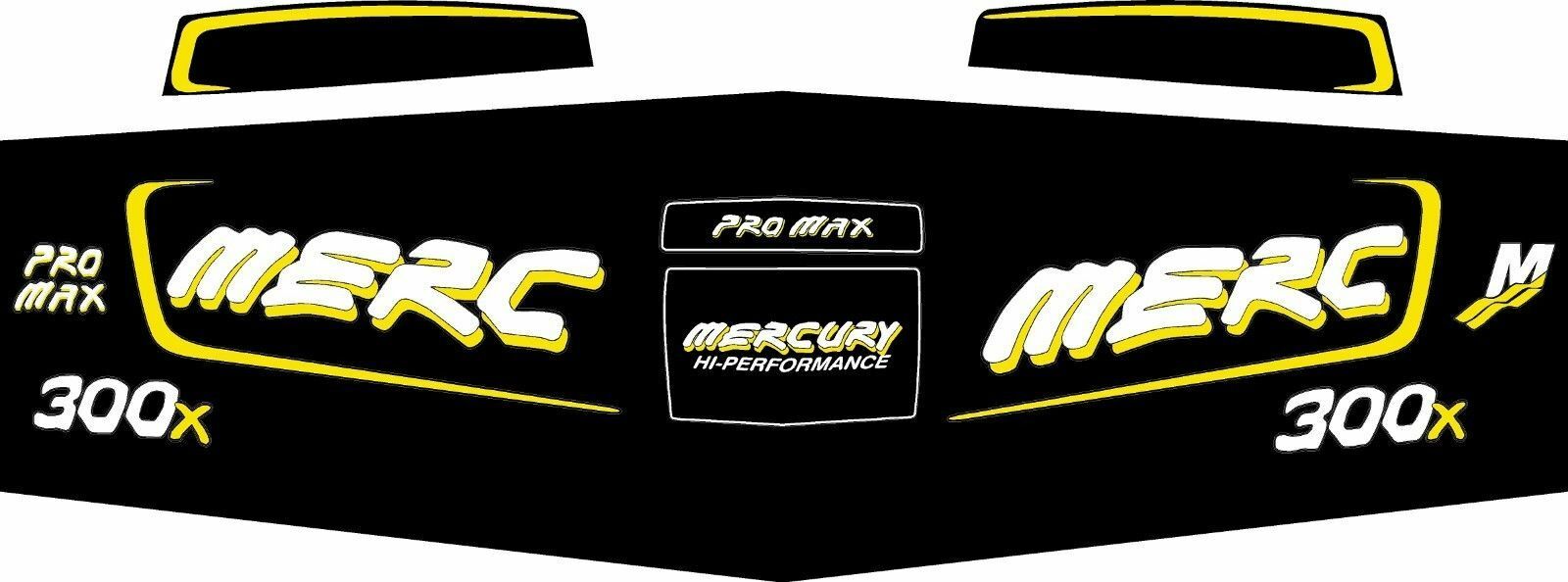 Mercury Racing 3.0L Alien Promax 300 Decal Kit Comes In Yellow Red Blue White