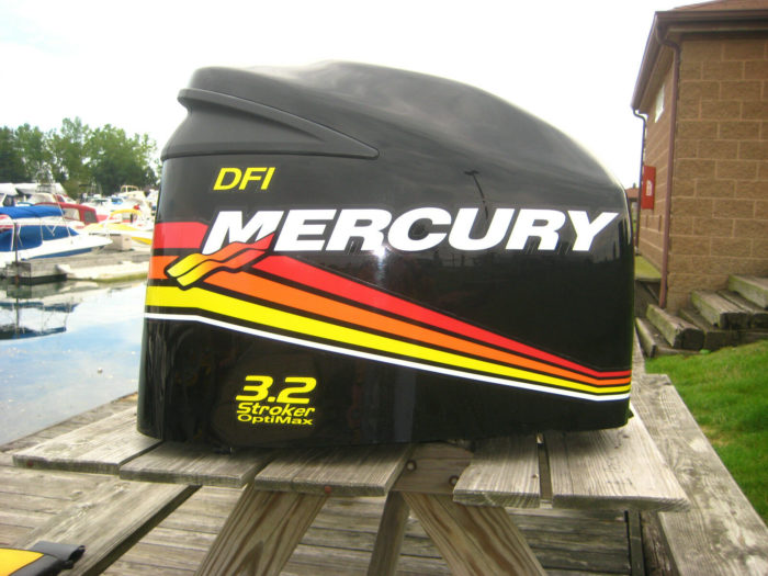 Mercury Racing Decal Kit For Stroker Optimax 3.2L & 3.0L 3