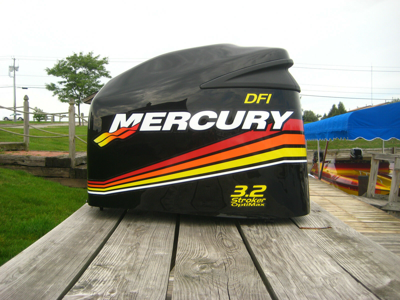 Mercury Racing Decal Kit For Stroker Optimax 3.2L & 3.0L