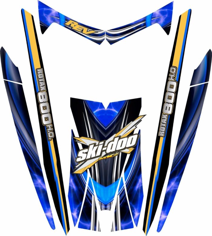 Ski Doo Rev Decal Kit 2