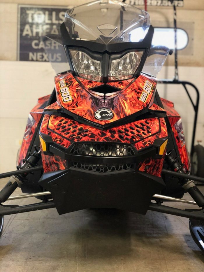 Ski-Doo XP Chassis GRIMM REA Decal Kit 3